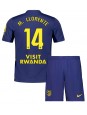 Billige Atletico Madrid Marcos Llorente #14 Bortedraktsett Barn 2025-26 Kortermet (+ Korte bukser)